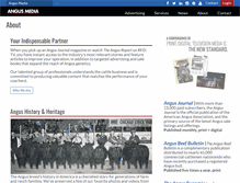 Tablet Screenshot of angusjournal.com